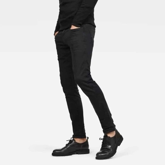 G-Star Raw‎ Core 3301 Straight Jeans Comfort Black Denim - Picture 1 of 12